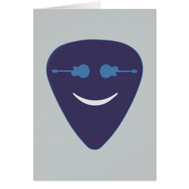 guitar pick smile face (Front)