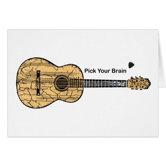 Guitar: Pick Your Brain (Front Horizontal)