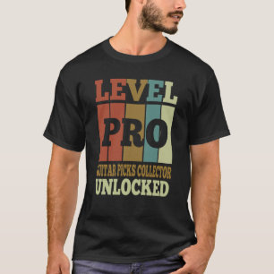 Guitar Picks Collector Pro Unlocked Vintage Style T-Shirt