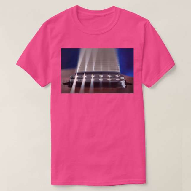 Guitar pickup and neck T-Shirt (Design Front)