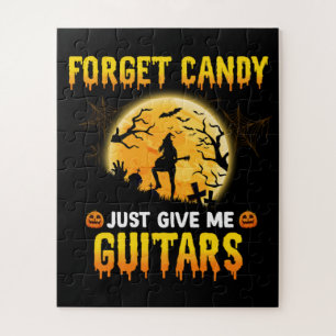 Guitar Play Witch Forget Candy Just Give Me Guitar Jigsaw Puzzle