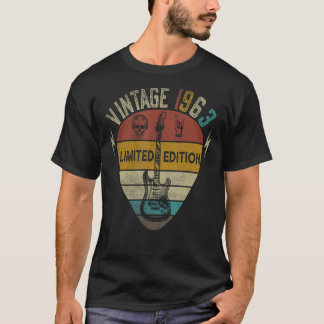 Guitar Player 60th Birthday Best of 1963 T-Shirt