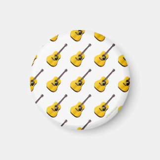 Guitar Player Acoustic Guitars Refrigerator Magnet