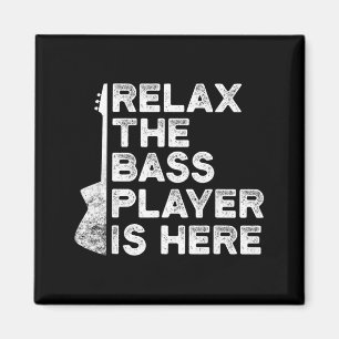 Guitar Player Funny Bass Guitarist Band Gift Men Magnet