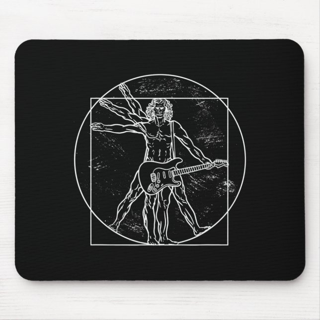 Guitar Player Guitar Musical Instrument Guitarist  Mouse Mat (Front)