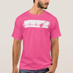 Guitar player heartbeat vintage guitar Premium T-Shirt