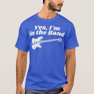 Guitar Player High School College Orchestra Band B T-Shirt