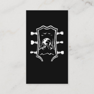 Guitar Player Mountain Music Lover Guitarist Business Card