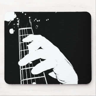Guitar player mouse mat