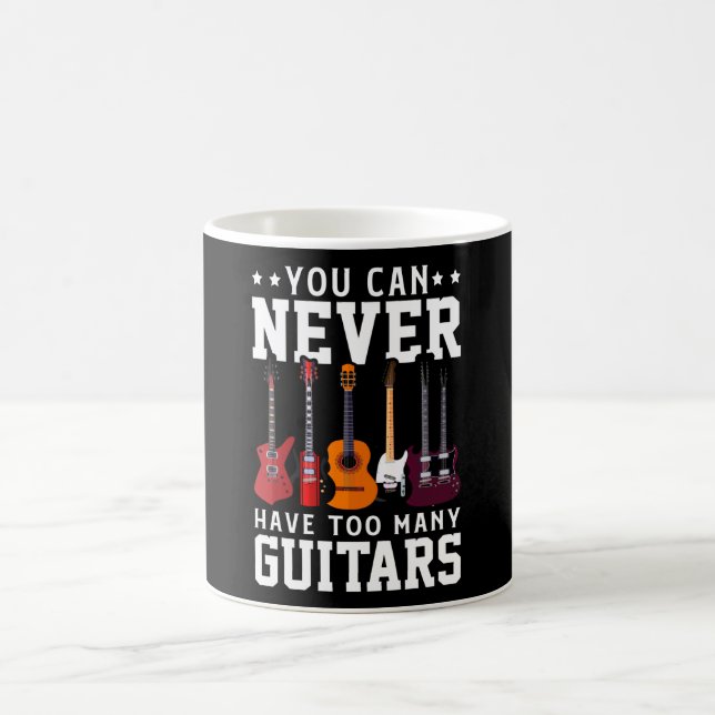 Guitar Player Music Guitarist Musician Band funny Coffee Mug (Center)