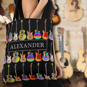 Guitar Player Name Guitarist Music Tote Bag