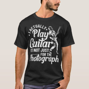 Guitar Player Outfit Guitar Lover Woman Playing Gu T-Shirt