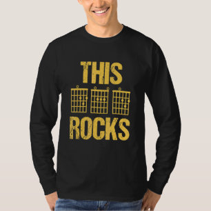 Guitar Player This Dad Chords Rocks Awesome Musica T-Shirt