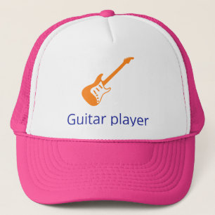 Guitar player  trucker hat