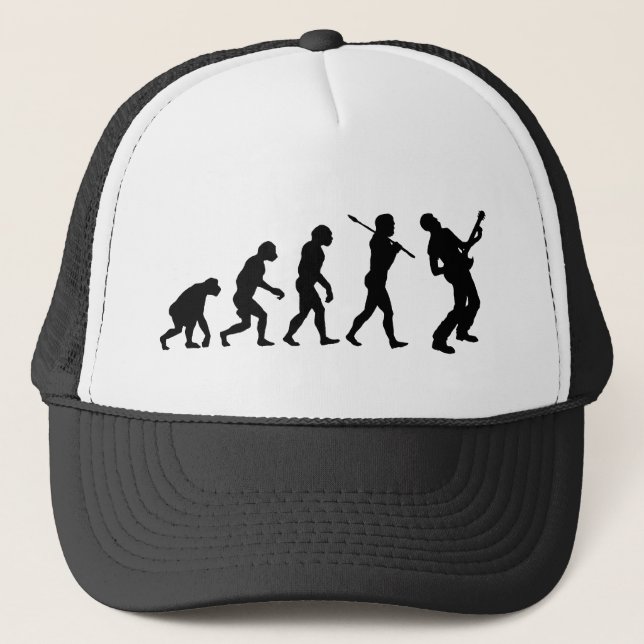 Guitar Player Trucker Hat (Front)