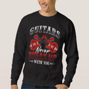 Guitar Player Vintage Guitars never break up with Sweatshirt