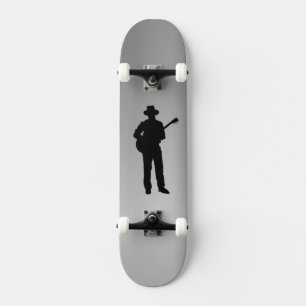 Guitar Player with Hat Personal Skateboard
