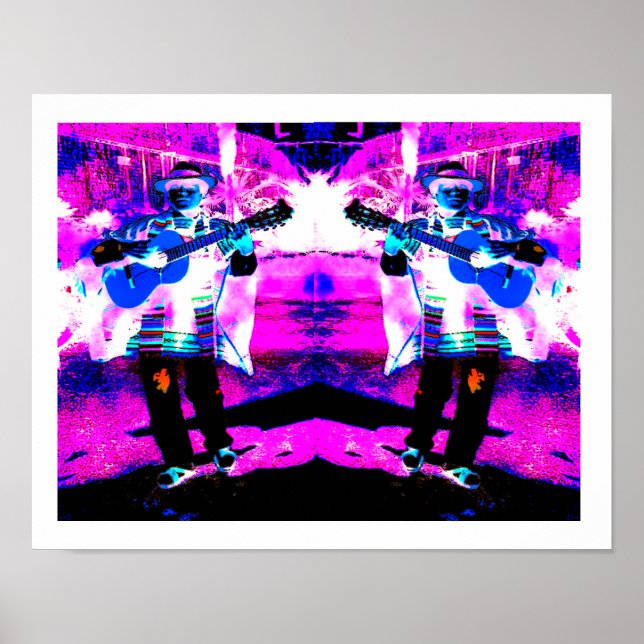 Guitar players art poster (Front)