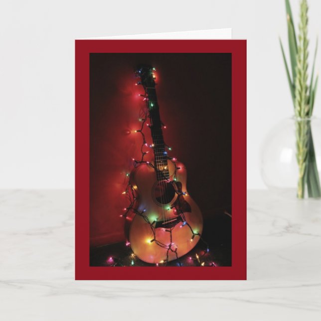 Guitar Player's Christmas Card (Front)