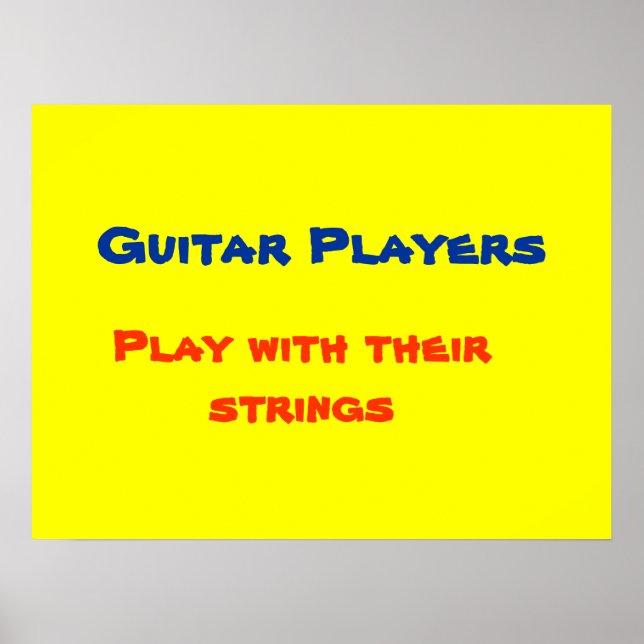 Guitar Players poster (Front)