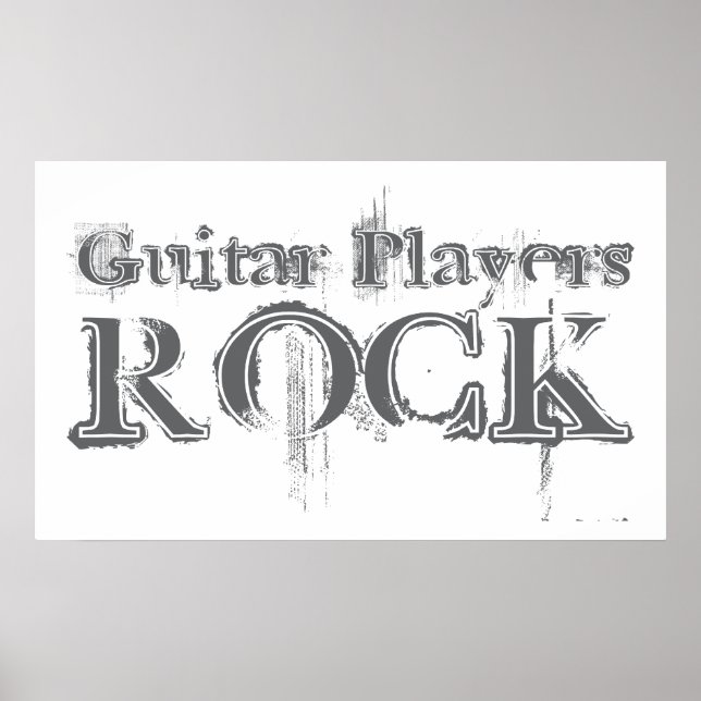 Guitar Players Rock Poster (Front)