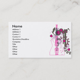 GUITAR-POP TUNES BUSINESS CARD