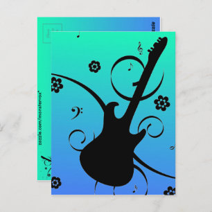 Guitar Postcard