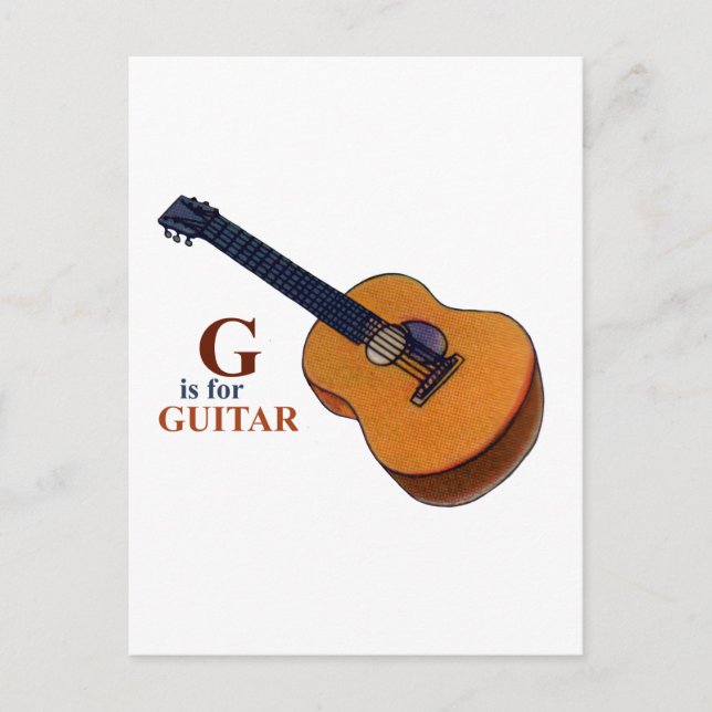 Guitar Postcard (Front)