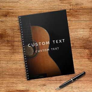 Guitar Professional Musician Stylish Notebook