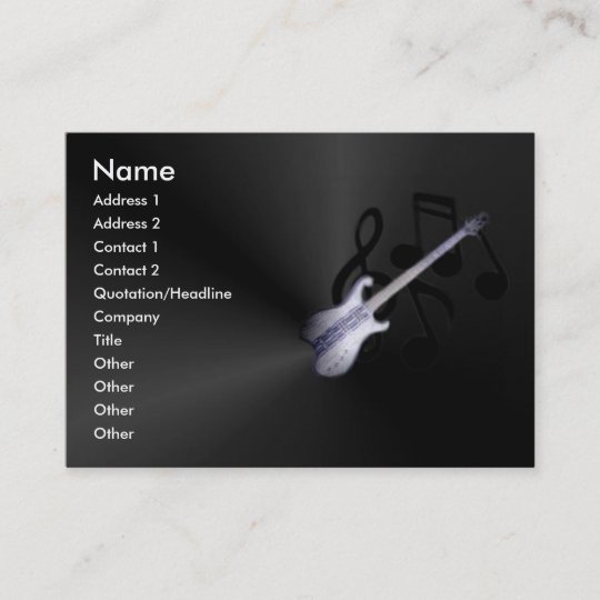 Guitar Profile Card