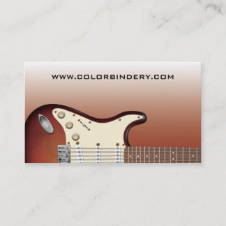 Guitar Pusher - Electric Business Card