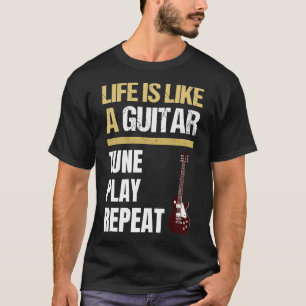 Guitar Quotes Life Quotes Guitar Quotes For Life T-Shirt