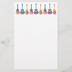 Guitar Reflecitons Stationery