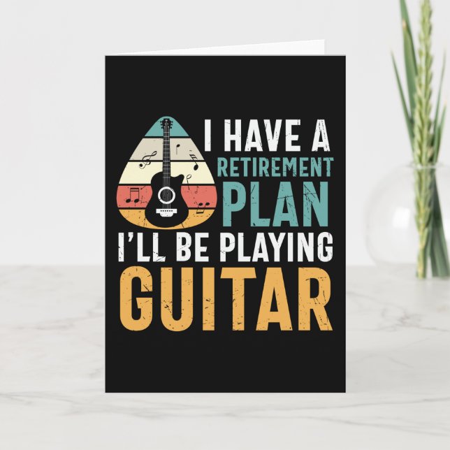 Guitar Retirement Plan Card (Front)