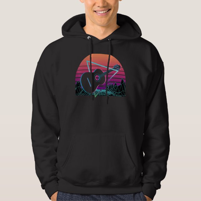 Guitar Retro Hoodie (Front)
