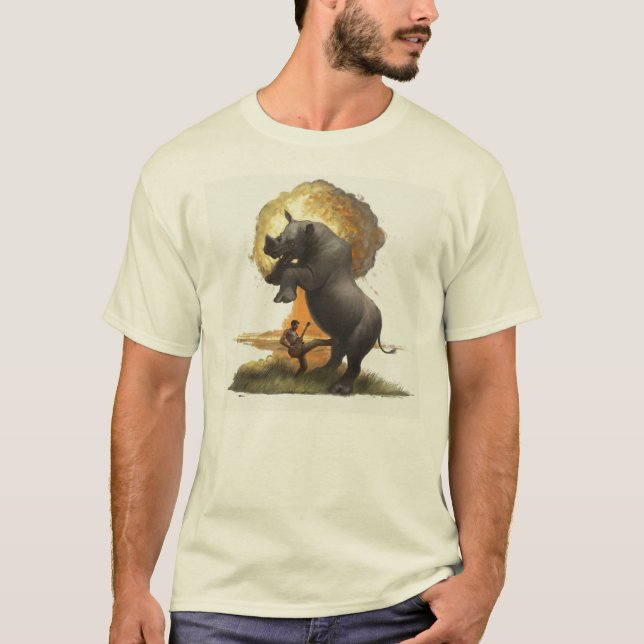Guitar Rhino Explosion T-Shirt (Front)