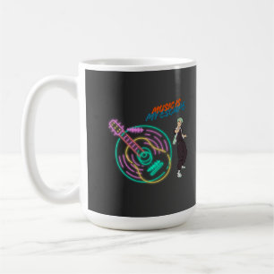 Guitar Rhythm Mug – Music Lover Anime Boy Design