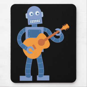 Guitar Robot Mouse Mat
