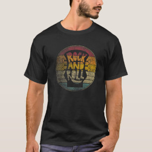 Guitar Rock and Roll Vintage Retro Style Musician T-Shirt