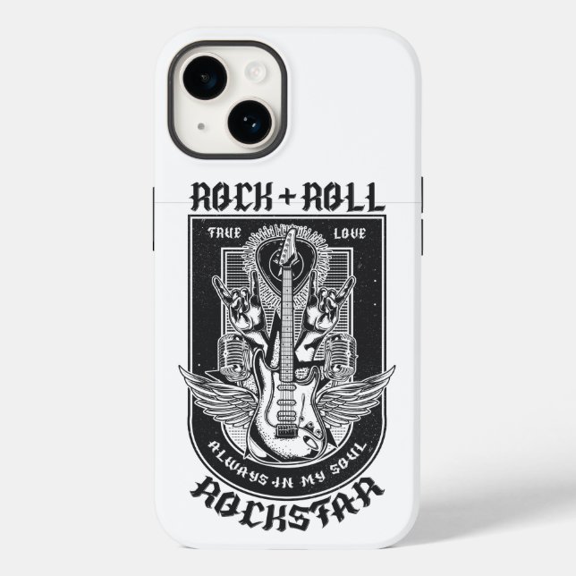Guitar Rock design Case-Mate iPhone Case (Back)