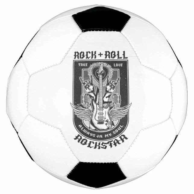 Guitar Rock design Football (Front)