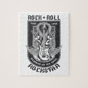 Guitar Rock design Jigsaw Puzzle