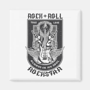 Guitar Rock design Magnet