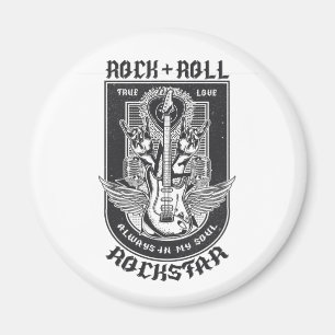 Guitar Rock design Magnet