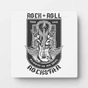 Guitar Rock design Plaque