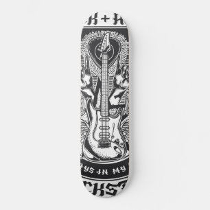 Guitar Rock design Skateboard
