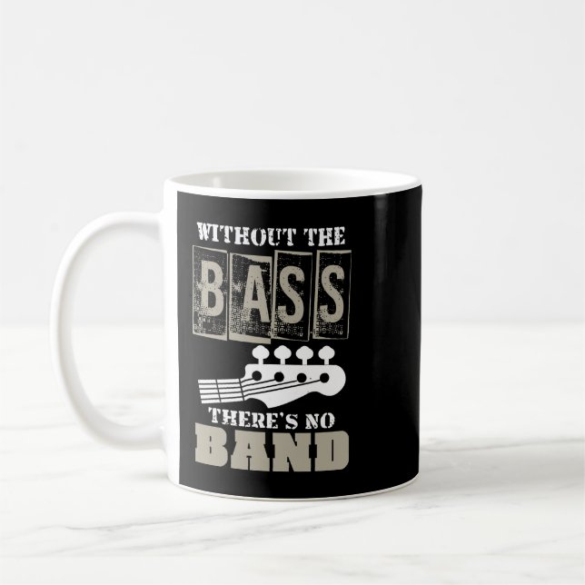 Guitar Rock music band bass 88 Music Guitarist Coffee Mug (Left)