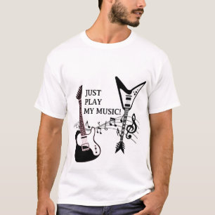 Guitar Rock Music For Guitarists Retro Duo T-Shirt