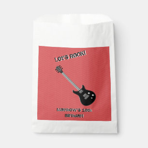 Guitar Rock Star Favour Bags