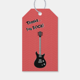 Guitar Rock Star Gift Tags